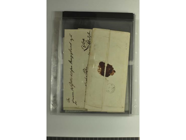 FELDPOST: 1656/1866 (ca.), Sammlung von  über 100 Briefen und Dokumenten aus verschiedenen Kriegen bzw. Militäreinsätzen, dav