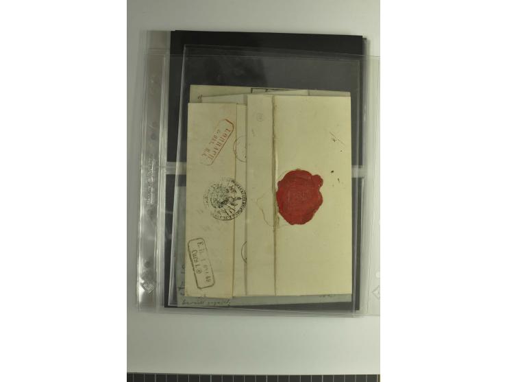 FELDPOST: 1656/1866 (ca.), Sammlung von  über 100 Briefen und Dokumenten aus verschiedenen Kriegen bzw. Militäreinsätzen, dav