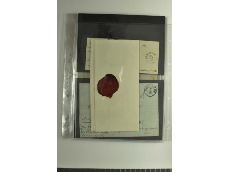 FELDPOST: 1656/1866 (ca.), Sammlung von  über 100 Briefen und Dokumenten aus verschiedenen Kriegen bzw. Militäreinsätzen, dav