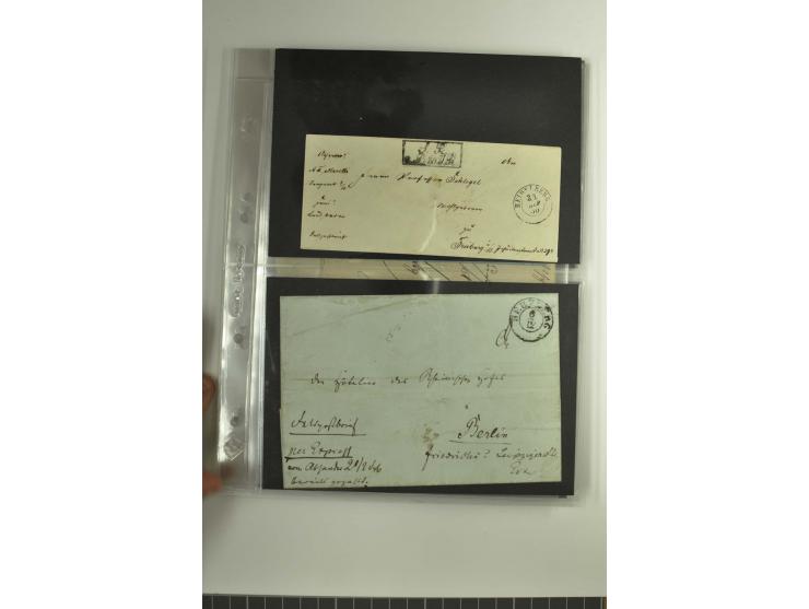 FELDPOST: 1656/1866 (ca.), Sammlung von  über 100 Briefen und Dokumenten aus verschiedenen Kriegen bzw. Militäreinsätzen, dav