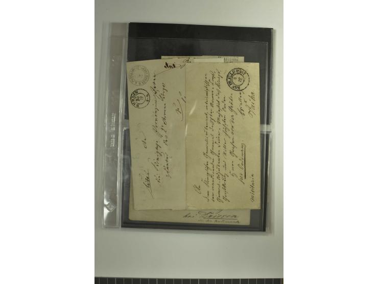 FELDPOST: 1656/1866 (ca.), Sammlung von  über 100 Briefen und Dokumenten aus verschiedenen Kriegen bzw. Militäreinsätzen, dav