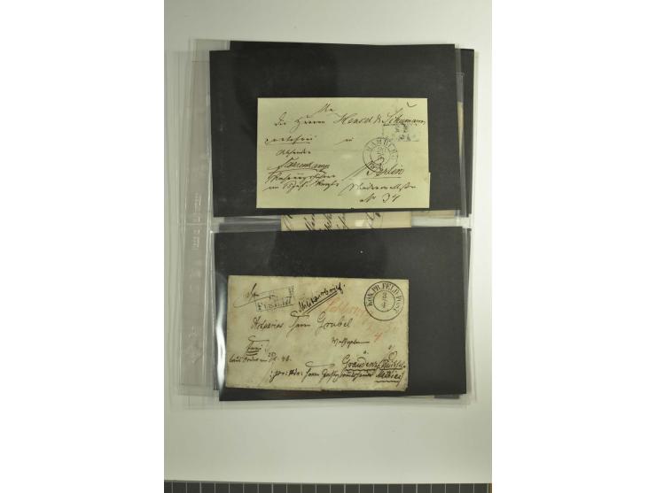 FELDPOST: 1656/1866 (ca.), Sammlung von  über 100 Briefen und Dokumenten aus verschiedenen Kriegen bzw. Militäreinsätzen, dav