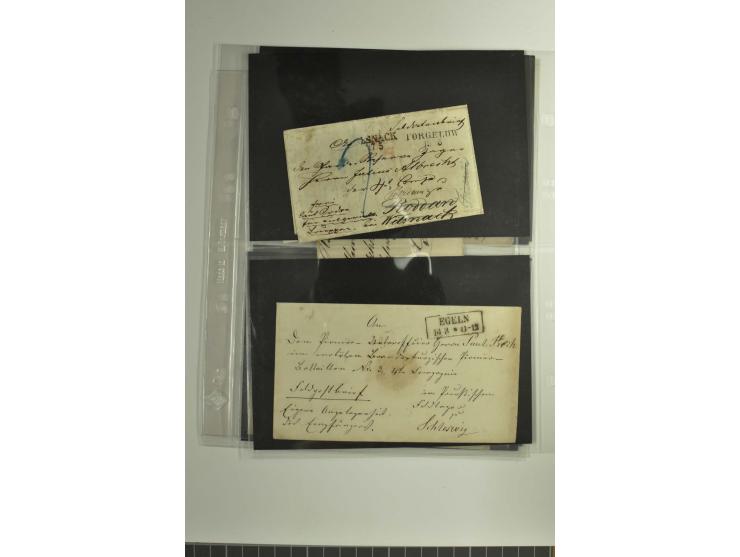 FELDPOST: 1656/1866 (ca.), Sammlung von  über 100 Briefen und Dokumenten aus verschiedenen Kriegen bzw. Militäreinsätzen, dav
