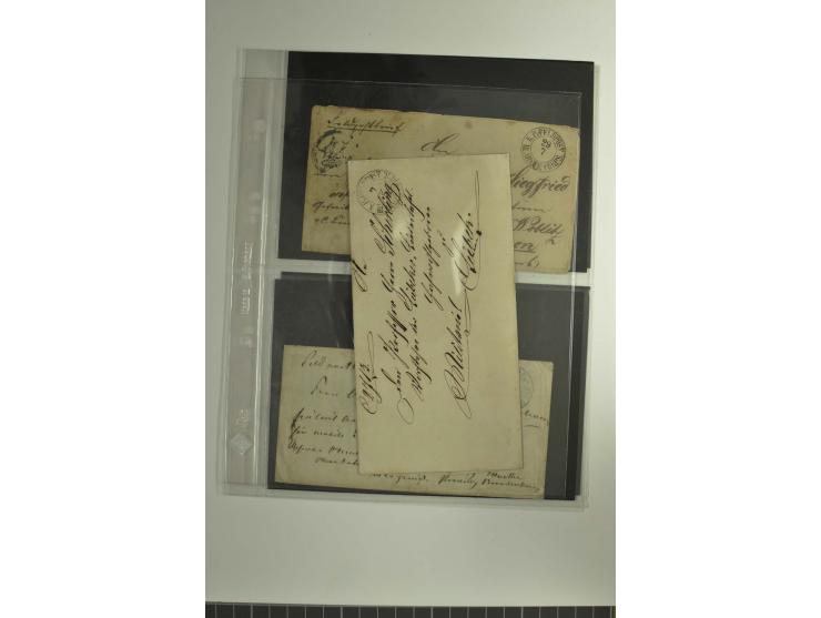 FELDPOST: 1656/1866 (ca.), Sammlung von  über 100 Briefen und Dokumenten aus verschiedenen Kriegen bzw. Militäreinsätzen, dav