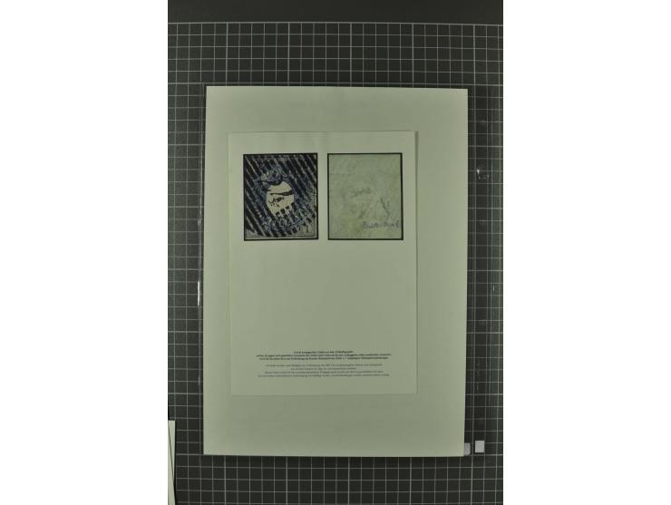 1850/67, umfangreiche Ausstellungs-Sammlung ab Mi.-Nr. 1 auf  96 Blättern mit vielen besseren Marken und Frankaturen, dabei u