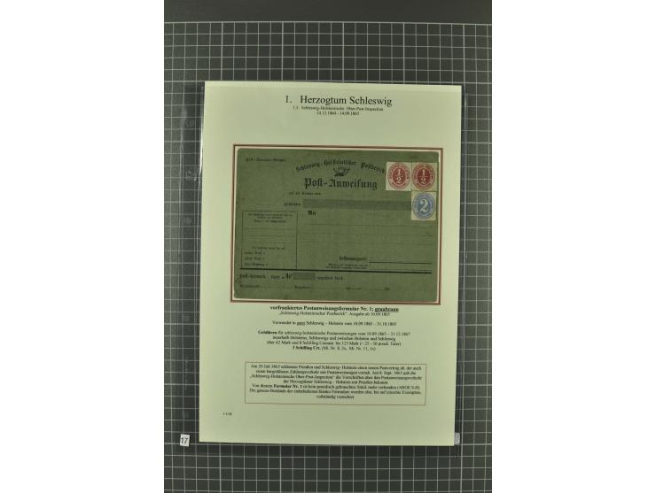 1850/67, umfangreiche Ausstellungs-Sammlung ab Mi.-Nr. 1 auf  96 Blättern mit vielen besseren Marken und Frankaturen, dabei u
