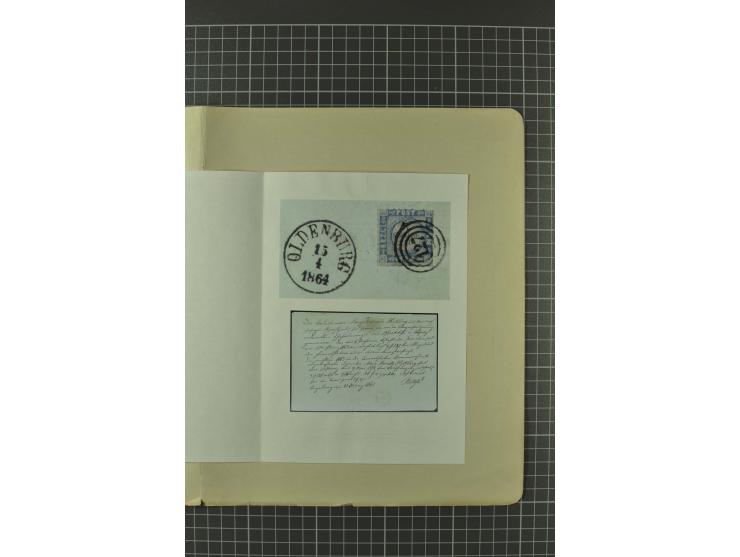 1850/67, umfangreiche Ausstellungs-Sammlung ab Mi.-Nr. 1 auf  96 Blättern mit vielen besseren Marken und Frankaturen, dabei u