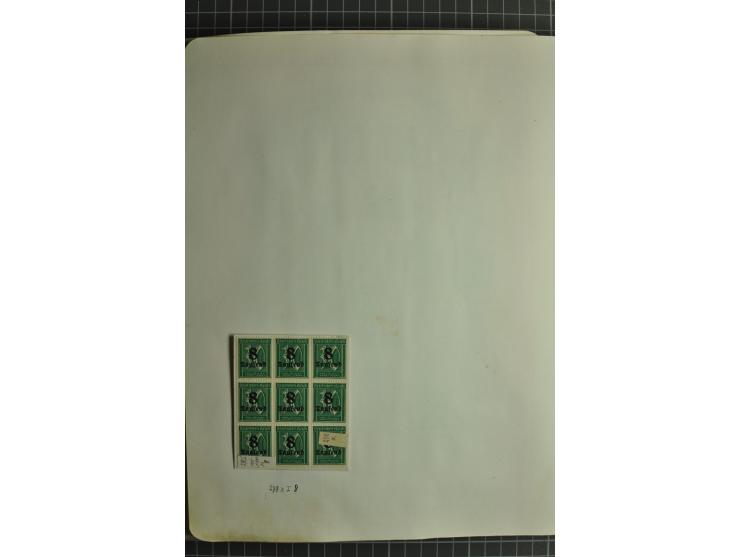 1872/1945, ungebrauchte und gestempelte Sammlung, beginnend mit gutem Brustschildteil mit u.a. Mi.-Nr. 11, 27(2) und 30, des 
