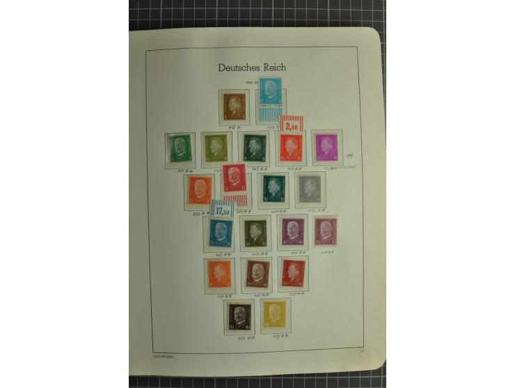 1872/1945, ungebrauchte und gestempelte Sammlung, beginnend mit gutem Brustschildteil mit u.a. Mi.-Nr. 11, 27(2) und 30, des 