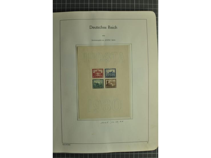 1872/1945, ungebrauchte und gestempelte Sammlung, beginnend mit gutem Brustschildteil mit u.a. Mi.-Nr. 11, 27(2) und 30, des 