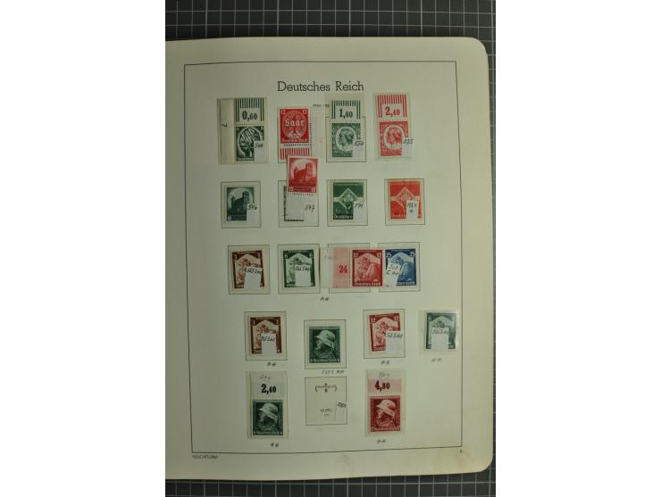 1872/1945, ungebrauchte und gestempelte Sammlung, beginnend mit gutem Brustschildteil mit u.a. Mi.-Nr. 11, 27(2) und 30, des 