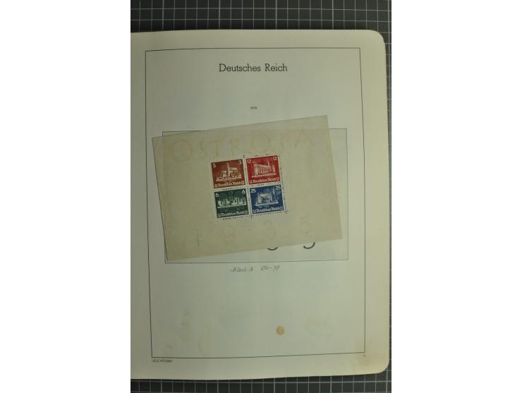 1872/1945, ungebrauchte und gestempelte Sammlung, beginnend mit gutem Brustschildteil mit u.a. Mi.-Nr. 11, 27(2) und 30, des 