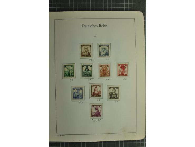 1872/1945, ungebrauchte und gestempelte Sammlung, beginnend mit gutem Brustschildteil mit u.a. Mi.-Nr. 11, 27(2) und 30, des 