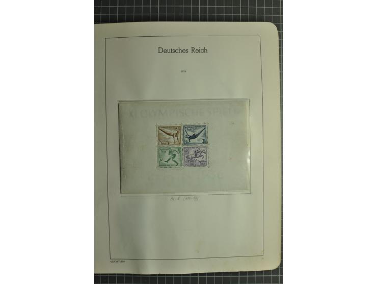1872/1945, ungebrauchte und gestempelte Sammlung, beginnend mit gutem Brustschildteil mit u.a. Mi.-Nr. 11, 27(2) und 30, des 