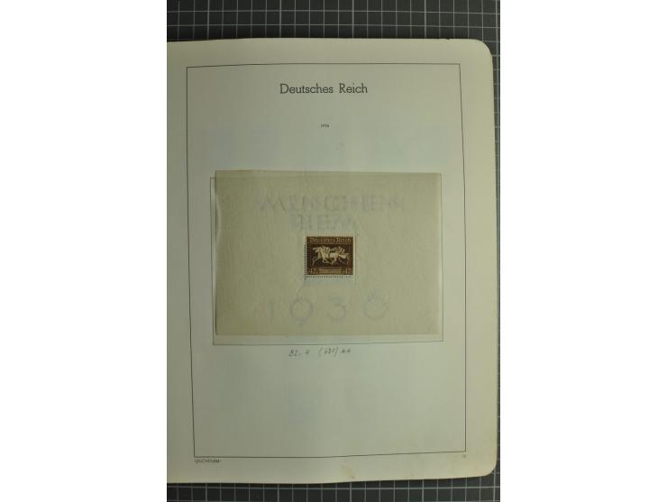 1872/1945, ungebrauchte und gestempelte Sammlung, beginnend mit gutem Brustschildteil mit u.a. Mi.-Nr. 11, 27(2) und 30, des 