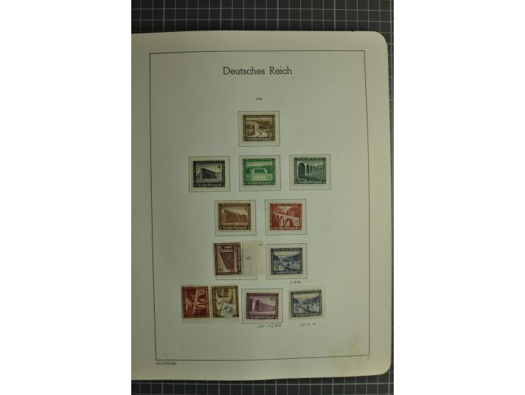 1872/1945, ungebrauchte und gestempelte Sammlung, beginnend mit gutem Brustschildteil mit u.a. Mi.-Nr. 11, 27(2) und 30, des 