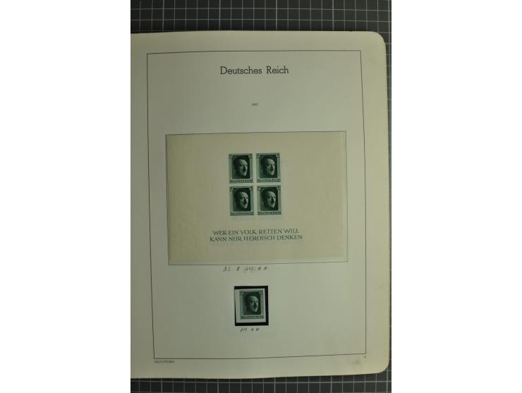 1872/1945, ungebrauchte und gestempelte Sammlung, beginnend mit gutem Brustschildteil mit u.a. Mi.-Nr. 11, 27(2) und 30, des 
