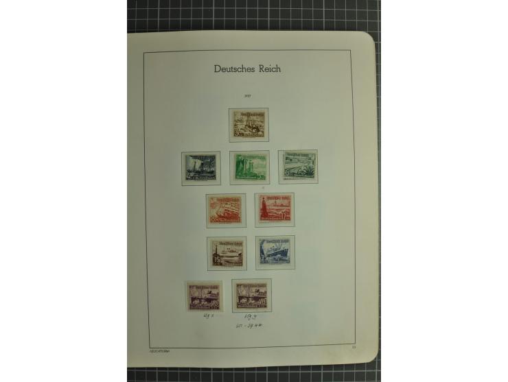 1872/1945, ungebrauchte und gestempelte Sammlung, beginnend mit gutem Brustschildteil mit u.a. Mi.-Nr. 11, 27(2) und 30, des 