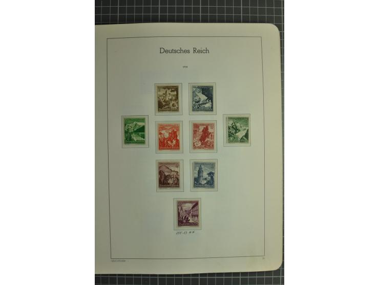 1872/1945, ungebrauchte und gestempelte Sammlung, beginnend mit gutem Brustschildteil mit u.a. Mi.-Nr. 11, 27(2) und 30, des 