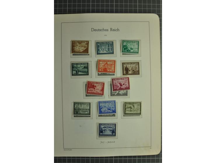 1872/1945, ungebrauchte und gestempelte Sammlung, beginnend mit gutem Brustschildteil mit u.a. Mi.-Nr. 11, 27(2) und 30, des 