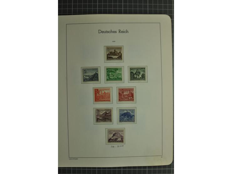 1872/1945, ungebrauchte und gestempelte Sammlung, beginnend mit gutem Brustschildteil mit u.a. Mi.-Nr. 11, 27(2) und 30, des 