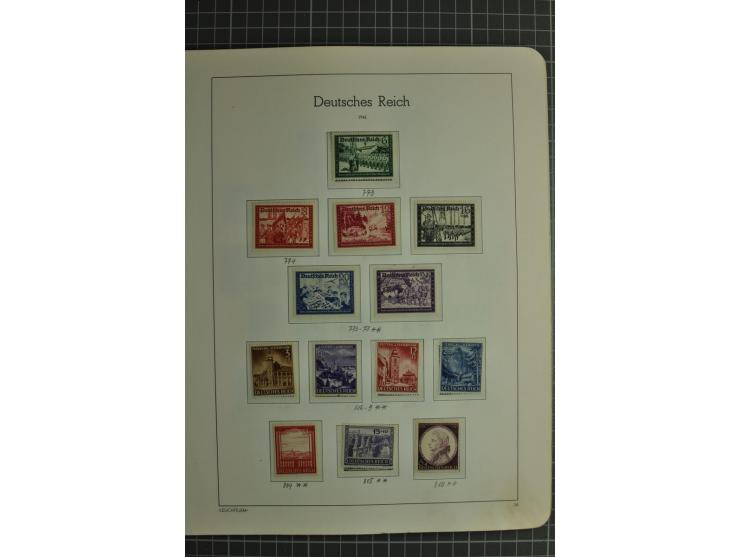 1872/1945, ungebrauchte und gestempelte Sammlung, beginnend mit gutem Brustschildteil mit u.a. Mi.-Nr. 11, 27(2) und 30, des 