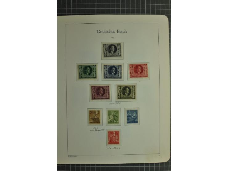 1872/1945, ungebrauchte und gestempelte Sammlung, beginnend mit gutem Brustschildteil mit u.a. Mi.-Nr. 11, 27(2) und 30, des 