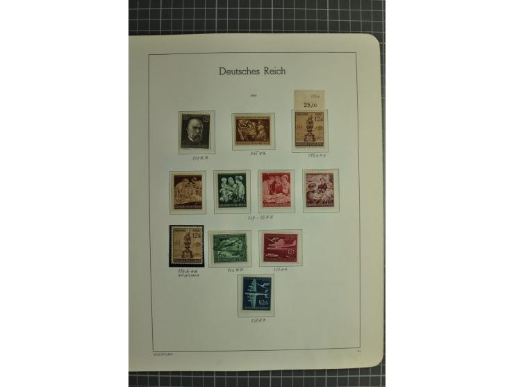 1872/1945, ungebrauchte und gestempelte Sammlung, beginnend mit gutem Brustschildteil mit u.a. Mi.-Nr. 11, 27(2) und 30, des 