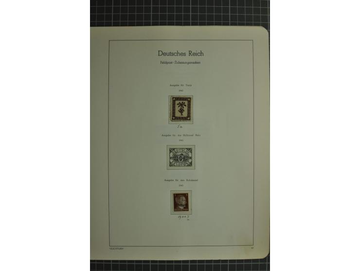 1872/1945, ungebrauchte und gestempelte Sammlung, beginnend mit gutem Brustschildteil mit u.a. Mi.-Nr. 11, 27(2) und 30, des 