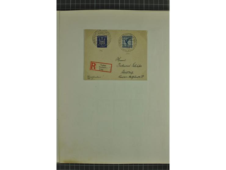 1872/1945, ungebrauchte und gestempelte Sammlung, beginnend mit gutem Brustschildteil mit u.a. Mi.-Nr. 11, 27(2) und 30, des 