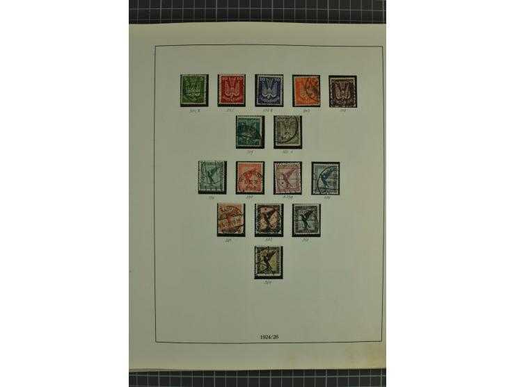 1872/1945, ungebrauchte und gestempelte Sammlung, beginnend mit gutem Brustschildteil mit u.a. Mi.-Nr. 11, 27(2) und 30, des 