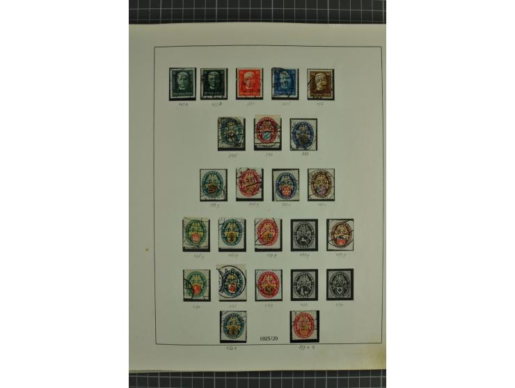 1872/1945, ungebrauchte und gestempelte Sammlung, beginnend mit gutem Brustschildteil mit u.a. Mi.-Nr. 11, 27(2) und 30, des 