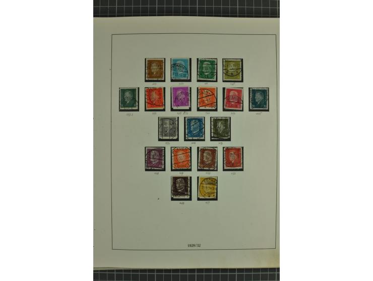 1872/1945, ungebrauchte und gestempelte Sammlung, beginnend mit gutem Brustschildteil mit u.a. Mi.-Nr. 11, 27(2) und 30, des 
