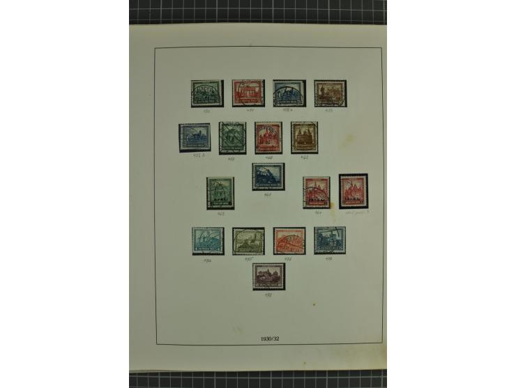 1872/1945, ungebrauchte und gestempelte Sammlung, beginnend mit gutem Brustschildteil mit u.a. Mi.-Nr. 11, 27(2) und 30, des 