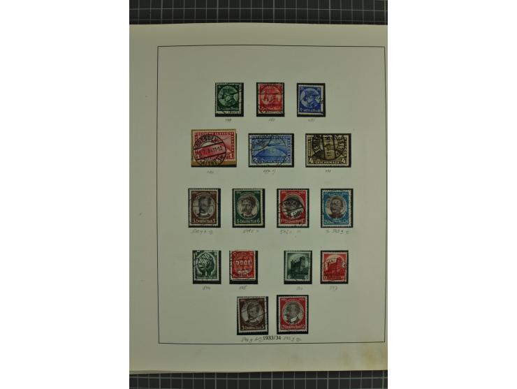 1872/1945, ungebrauchte und gestempelte Sammlung, beginnend mit gutem Brustschildteil mit u.a. Mi.-Nr. 11, 27(2) und 30, des 
