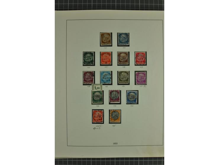 1872/1945, ungebrauchte und gestempelte Sammlung, beginnend mit gutem Brustschildteil mit u.a. Mi.-Nr. 11, 27(2) und 30, des 
