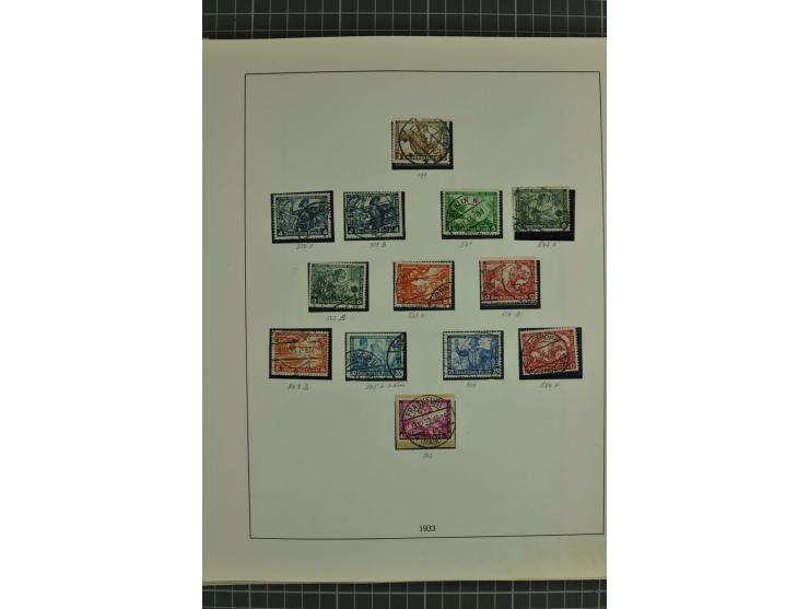 1872/1945, ungebrauchte und gestempelte Sammlung, beginnend mit gutem Brustschildteil mit u.a. Mi.-Nr. 11, 27(2) und 30, des 