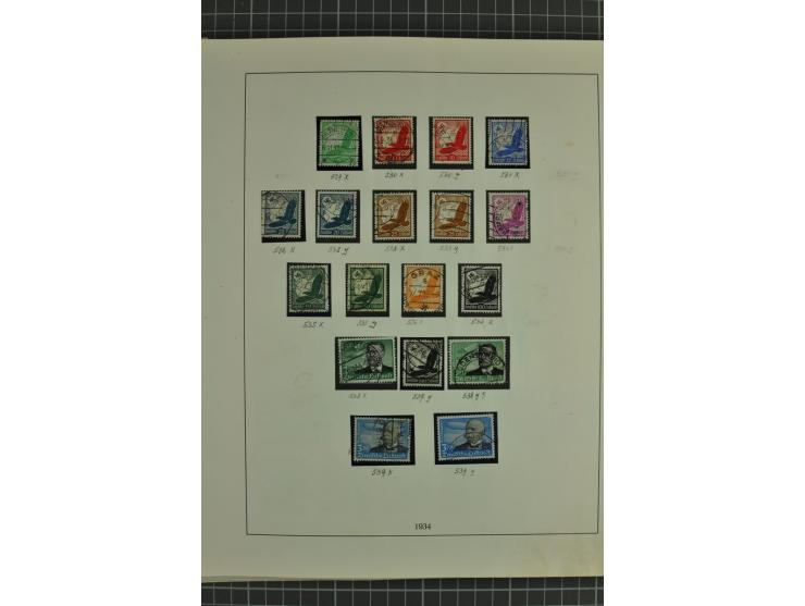 1872/1945, ungebrauchte und gestempelte Sammlung, beginnend mit gutem Brustschildteil mit u.a. Mi.-Nr. 11, 27(2) und 30, des 