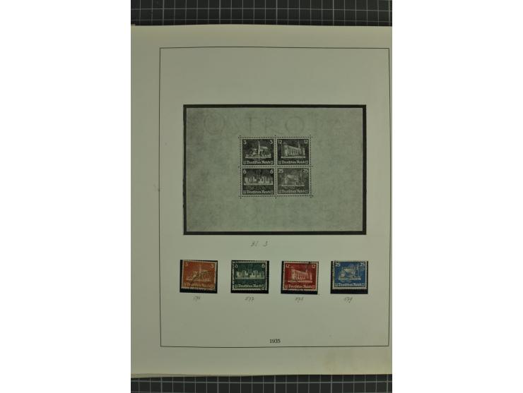 1872/1945, ungebrauchte und gestempelte Sammlung, beginnend mit gutem Brustschildteil mit u.a. Mi.-Nr. 11, 27(2) und 30, des 