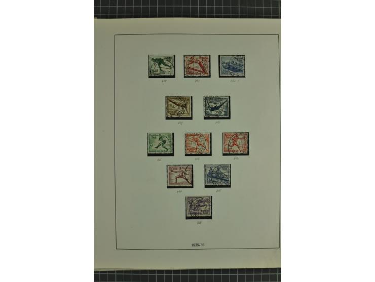 1872/1945, ungebrauchte und gestempelte Sammlung, beginnend mit gutem Brustschildteil mit u.a. Mi.-Nr. 11, 27(2) und 30, des 
