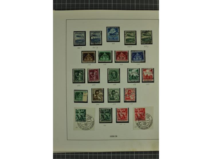 1872/1945, ungebrauchte und gestempelte Sammlung, beginnend mit gutem Brustschildteil mit u.a. Mi.-Nr. 11, 27(2) und 30, des 