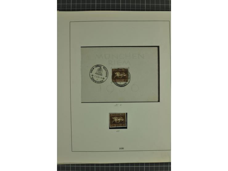 1872/1945, ungebrauchte und gestempelte Sammlung, beginnend mit gutem Brustschildteil mit u.a. Mi.-Nr. 11, 27(2) und 30, des 