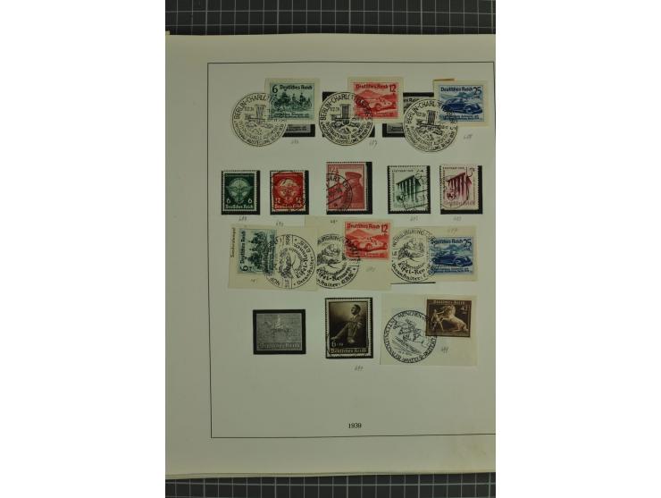 1872/1945, ungebrauchte und gestempelte Sammlung, beginnend mit gutem Brustschildteil mit u.a. Mi.-Nr. 11, 27(2) und 30, des 