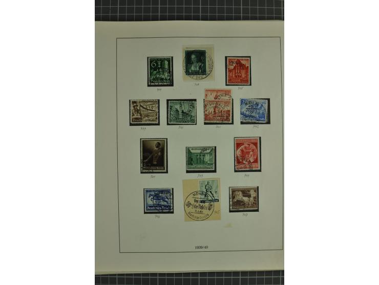 1872/1945, ungebrauchte und gestempelte Sammlung, beginnend mit gutem Brustschildteil mit u.a. Mi.-Nr. 11, 27(2) und 30, des 