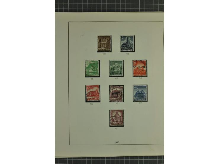 1872/1945, ungebrauchte und gestempelte Sammlung, beginnend mit gutem Brustschildteil mit u.a. Mi.-Nr. 11, 27(2) und 30, des 