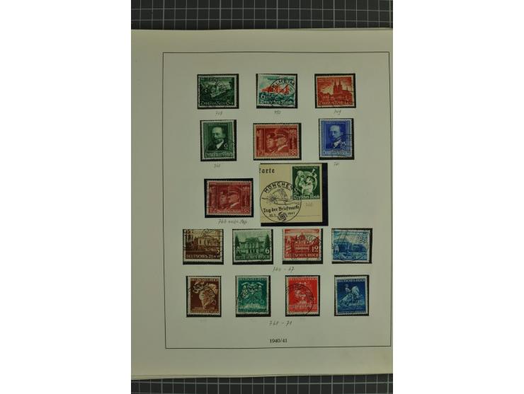 1872/1945, ungebrauchte und gestempelte Sammlung, beginnend mit gutem Brustschildteil mit u.a. Mi.-Nr. 11, 27(2) und 30, des 