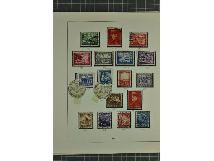 1872/1945, ungebrauchte und gestempelte Sammlung, beginnend mit gutem Brustschildteil mit u.a. Mi.-Nr. 11, 27(2) und 30, des 