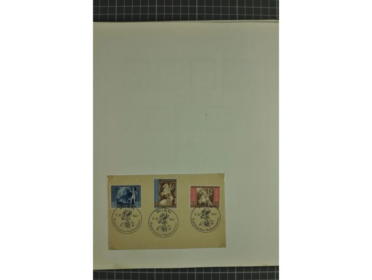 1872/1945, ungebrauchte und gestempelte Sammlung, beginnend mit gutem Brustschildteil mit u.a. Mi.-Nr. 11, 27(2) und 30, des 