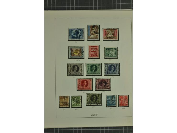 1872/1945, ungebrauchte und gestempelte Sammlung, beginnend mit gutem Brustschildteil mit u.a. Mi.-Nr. 11, 27(2) und 30, des 