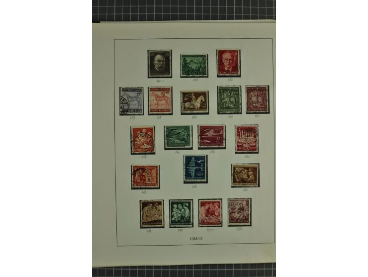1872/1945, ungebrauchte und gestempelte Sammlung, beginnend mit gutem Brustschildteil mit u.a. Mi.-Nr. 11, 27(2) und 30, des 